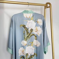 Ulivary Peony Floral Kimono Robe