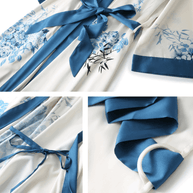 Ulivary Short Kimono Robe Bamboo