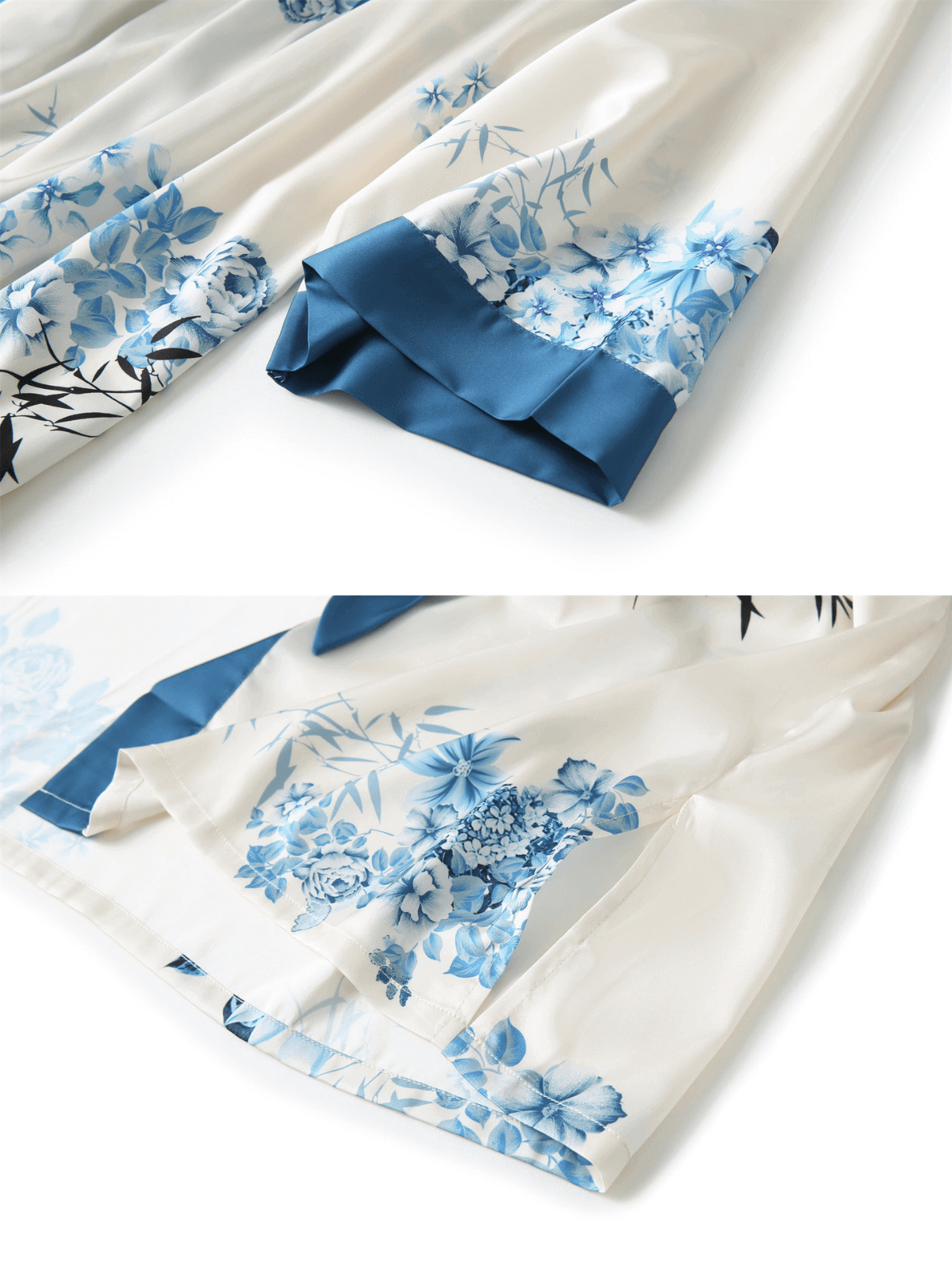 Ulivary Short Kimono Robe Bamboo