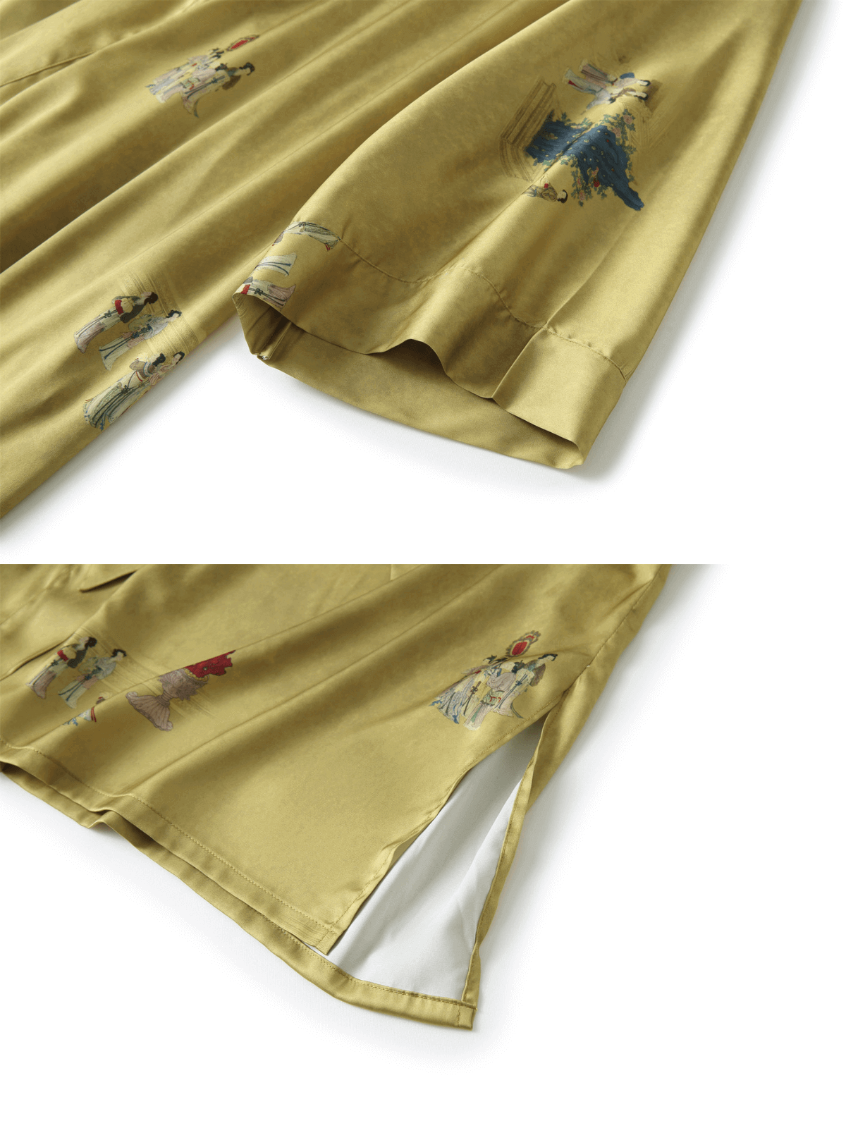 Ulivary Short Kimono Robe Murals
