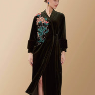 Velvet Embroidered Robe