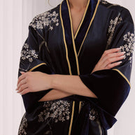 Ulivary Velvet Vintage Kimono Robe