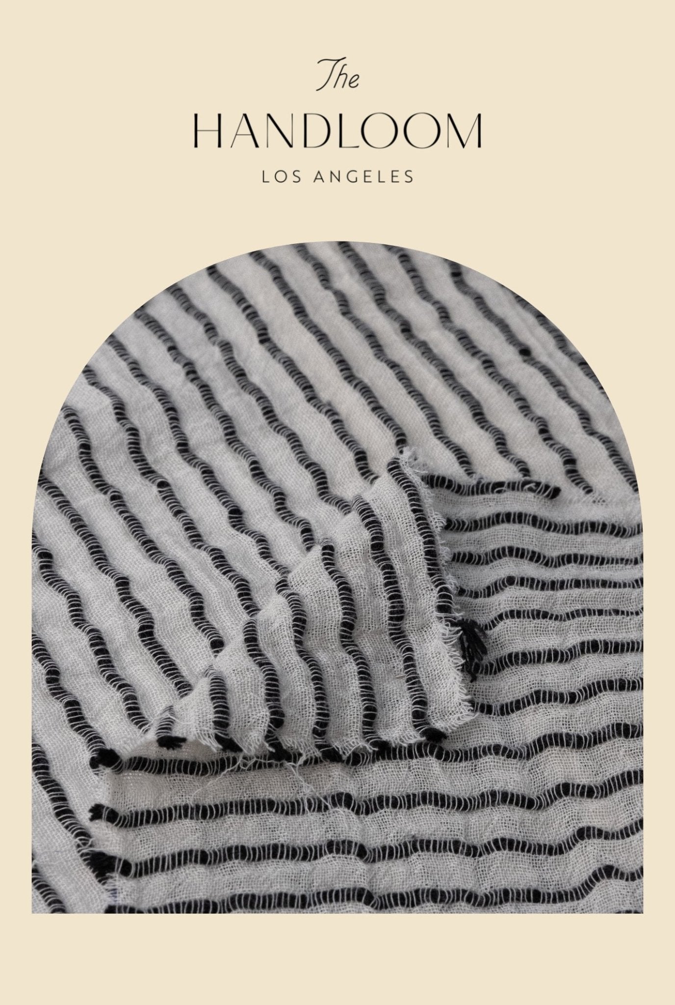 The Handloom Voyage Set - Black Stripes