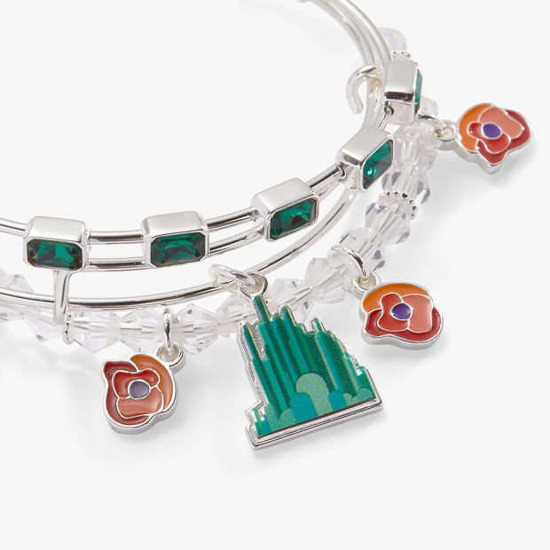 ALEX AND ANI The Wizard Of Oz™ Emerald City Bangles Set Of 3